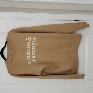 Sunshine and champagne sweatshirt